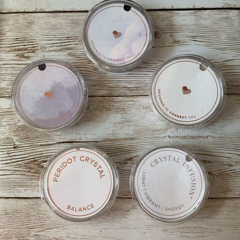 Alex and Ani Empty Charm Cases Set of Five Plastic charm holders